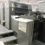 Used Heidelberg SM74-5P+L printing press for sale tower coater five color perfector