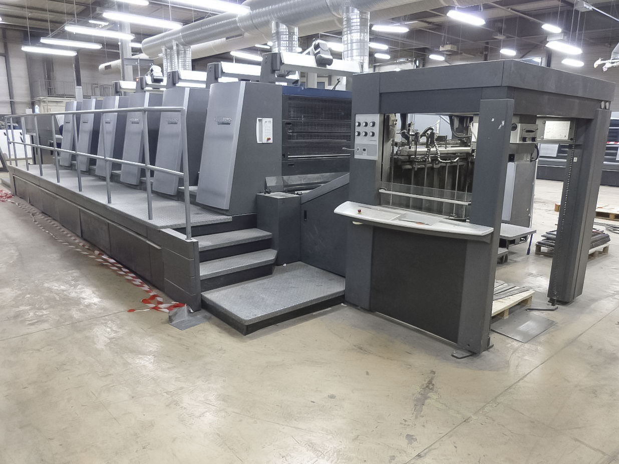 2006 Used Heidelberg XL105 5 LX five color offset printing press for sale