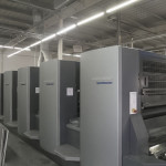 Used Heidelberg CD102-5+LX five color coater printing press for sale